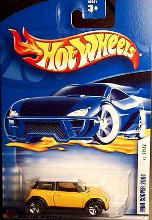 2002 Hot Wheels #40 First Edition 2001 Mini Cooper 5 spoke wheels 